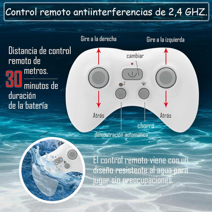 SplashShark – Tiburón RC Realista